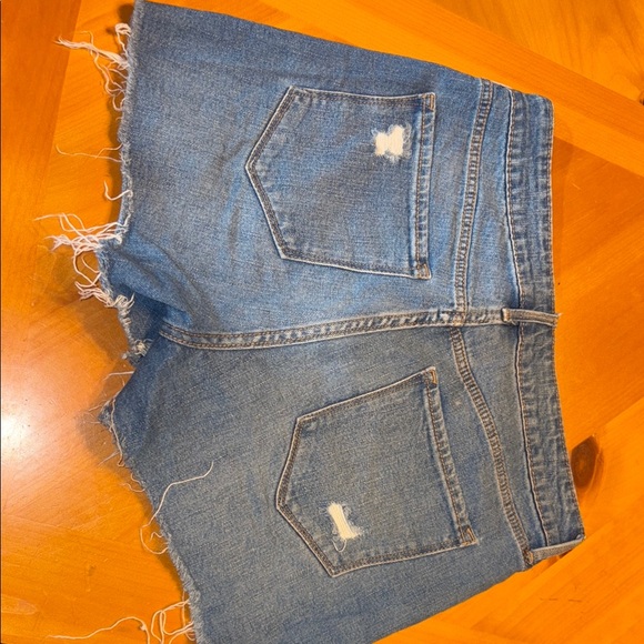 Old Navy Pants - Old Navy Ripped Blue Jean Shorts